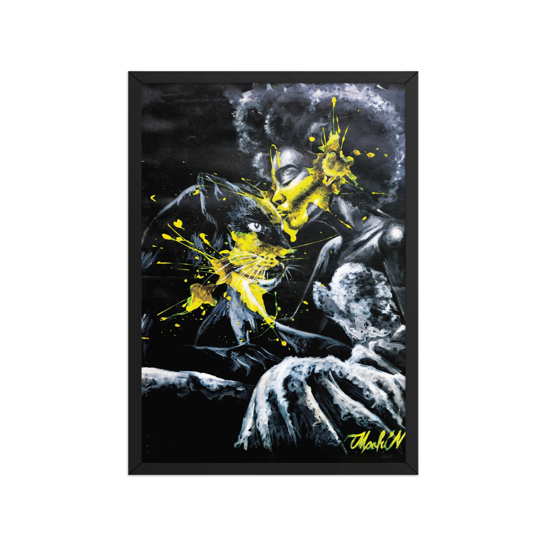 Poster - Panther Spirit, Nokuthula M Mpofu Nokuthula M Mpofu Schwarz / A1 (59.4×84.1 cm) artlia