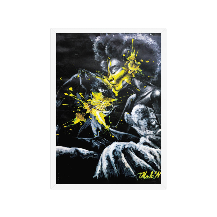 Poster - Panther Spirit, Nokuthula M Mpofu Nokuthula M Mpofu Weiß / A1 (59.4×84.1 cm) artlia