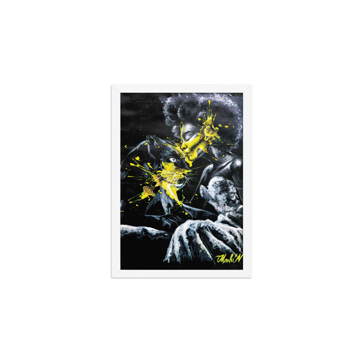 Poster - Panther Spirit, Nokuthula M Mpofu Nokuthula M Mpofu Weiß / A2 (42×59.4 cm) artlia