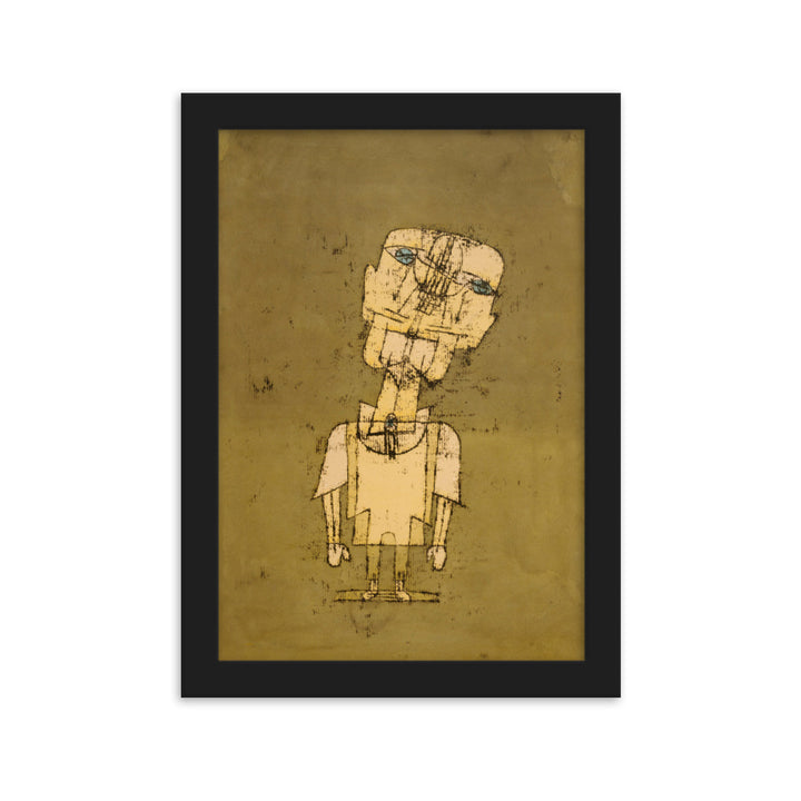 Poster - Paul Klee, Gespenst eines Genies Paul Klee Schwarz / 21×30 cm artlia