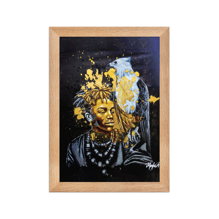 Poster - Royal Spirit (the Crown Prince), Nokuthula M Mpofu Nokuthula M Mpofu Oak / 21×30 cm artlia