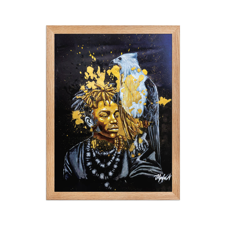 Poster - Royal Spirit (the Crown Prince), Nokuthula M Mpofu Nokuthula M Mpofu Oak / 30×40 cm artlia