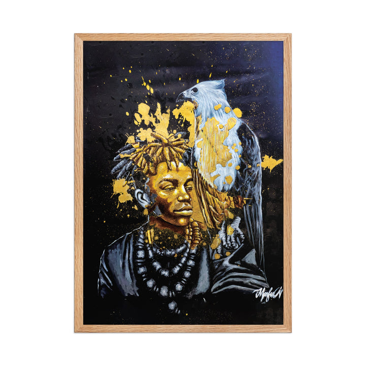 Poster - Royal Spirit (the Crown Prince), Nokuthula M Mpofu Nokuthula M Mpofu Oak / 50×70 cm artlia