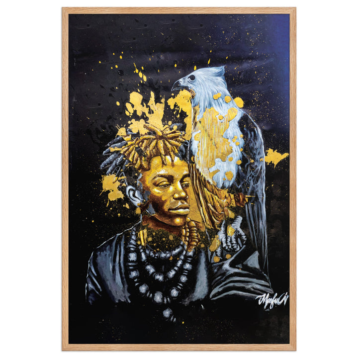 Poster - Royal Spirit (the Crown Prince), Nokuthula M Mpofu Nokuthula M Mpofu Oak / 61×91 cm artlia