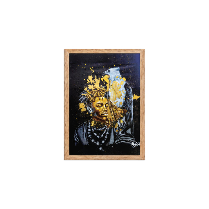 Poster - Royal Spirit (the Crown Prince), Nokuthula M Mpofu Nokuthula M Mpofu Oak / A2 (42×59.4 cm) artlia