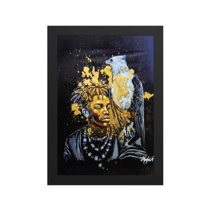Poster - Royal Spirit (the Crown Prince), Nokuthula M Mpofu Nokuthula M Mpofu Schwarz / 21×30 cm artlia