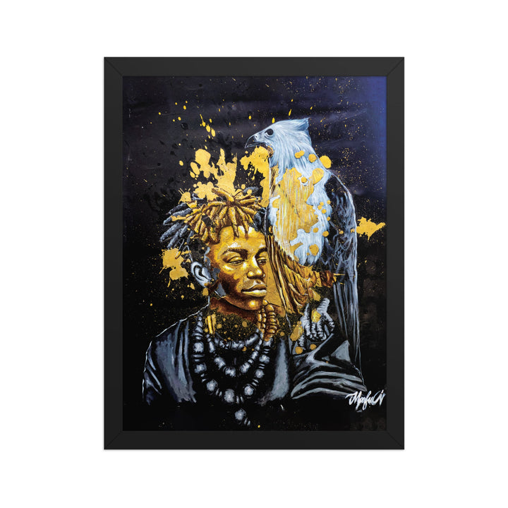 Poster - Royal Spirit (the Crown Prince), Nokuthula M Mpofu Nokuthula M Mpofu Schwarz / 30×40 cm artlia
