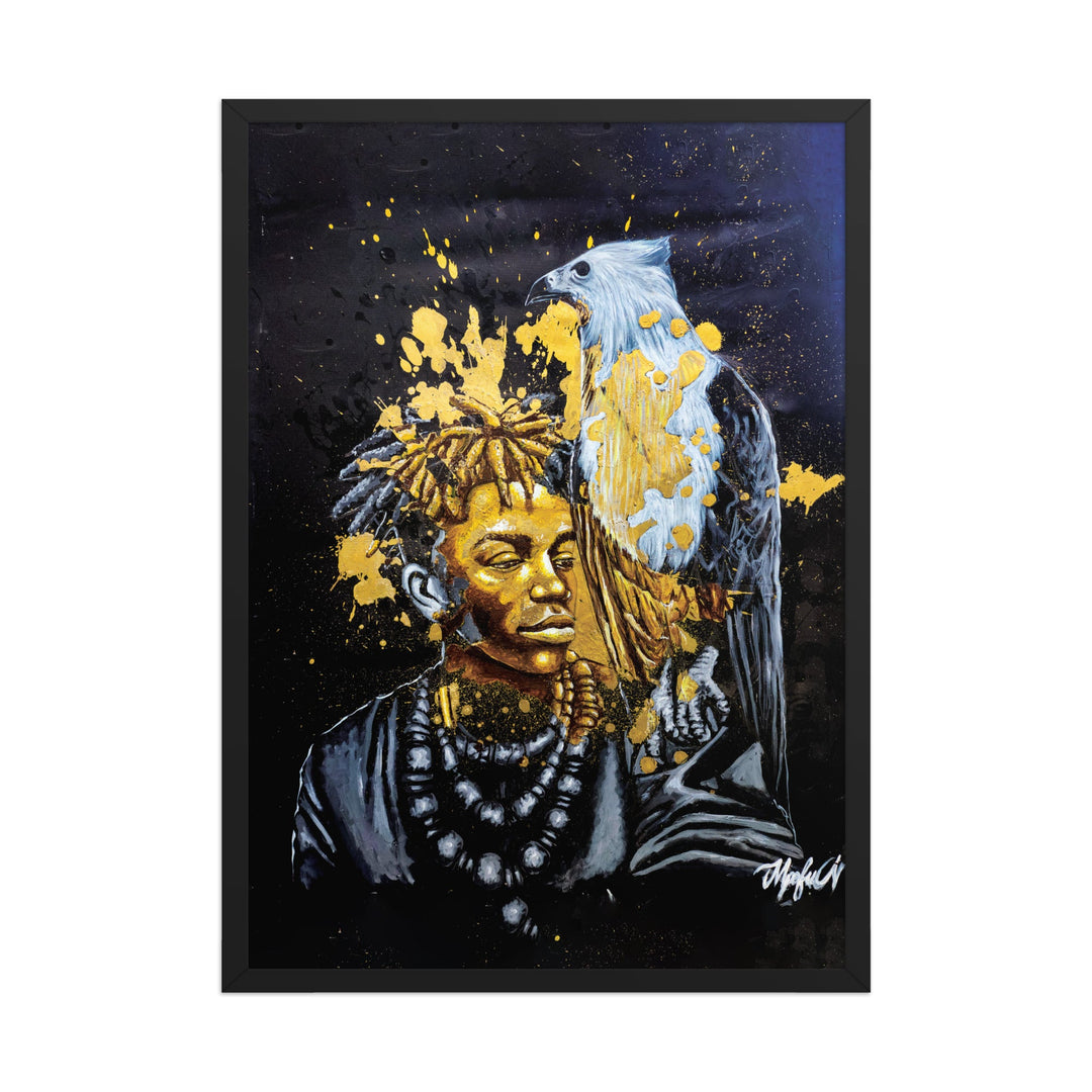 Poster - Royal Spirit (the Crown Prince), Nokuthula M Mpofu Nokuthula M Mpofu Schwarz / 50×70 cm artlia