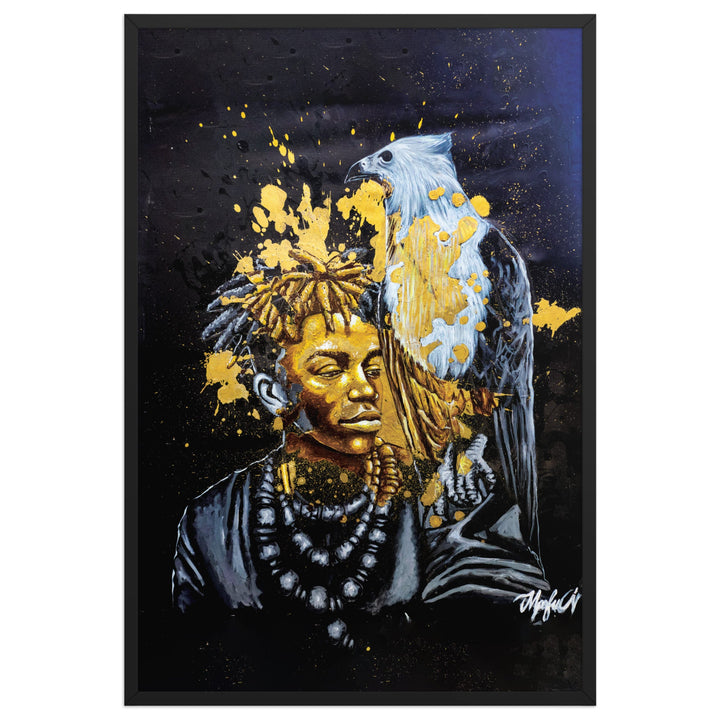 Poster - Royal Spirit (the Crown Prince), Nokuthula M Mpofu Nokuthula M Mpofu Schwarz / 61×91 cm artlia