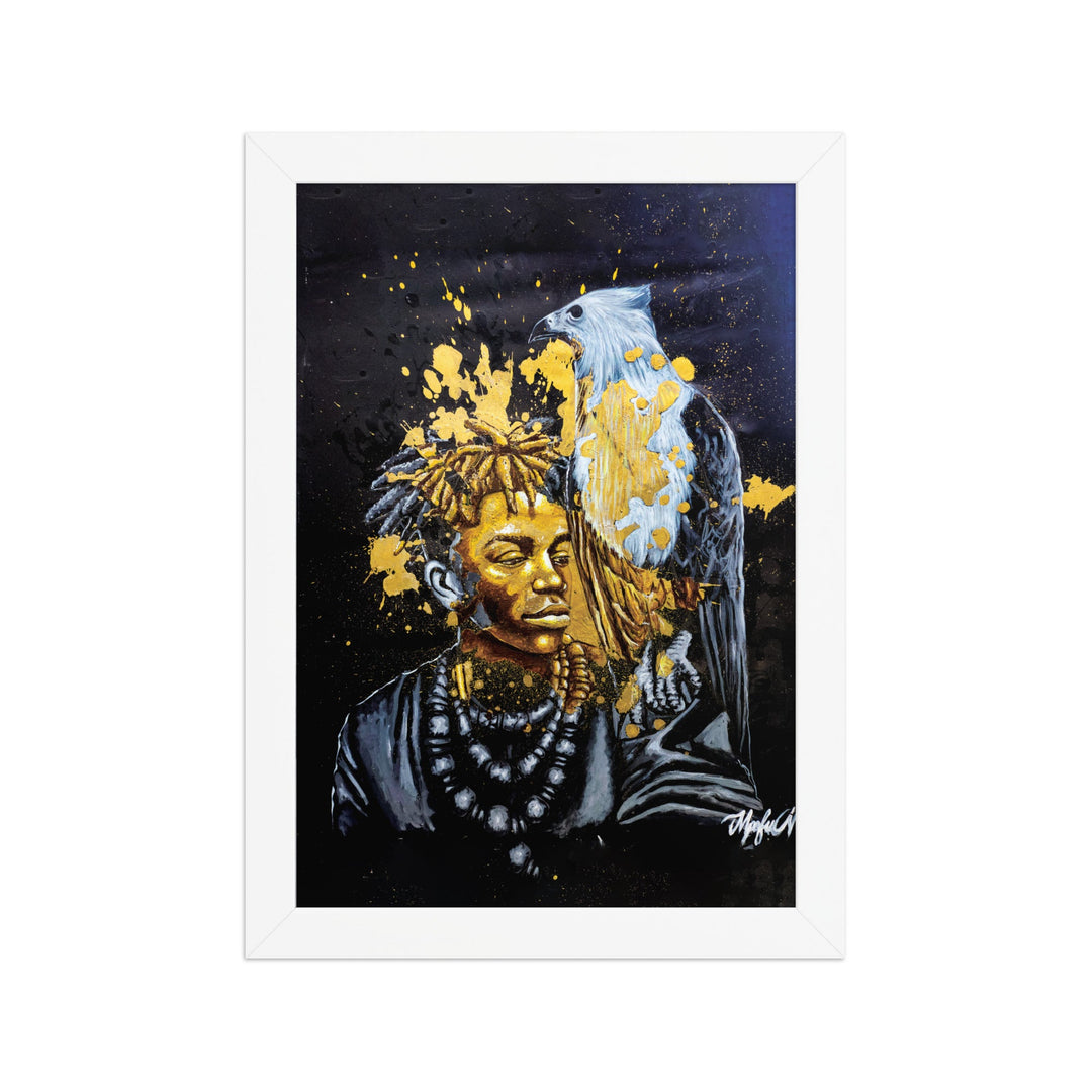 Poster - Royal Spirit (the Crown Prince), Nokuthula M Mpofu Nokuthula M Mpofu Weiß / 21×30 cm artlia