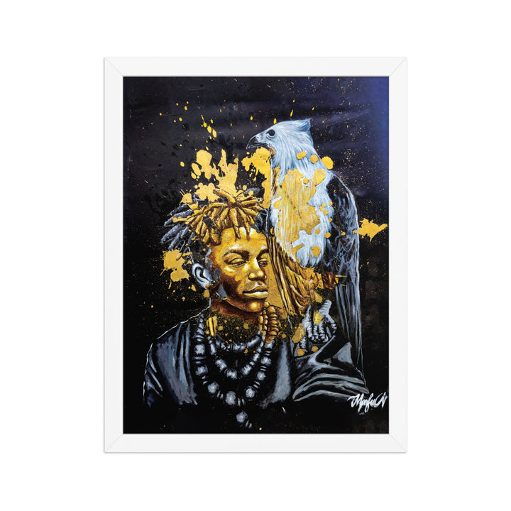 Poster - Royal Spirit (the Crown Prince), Nokuthula M Mpofu Nokuthula M Mpofu Weiß / 30×40 cm artlia