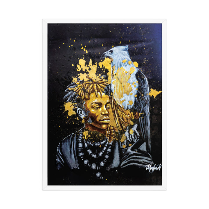 Poster - Royal Spirit (the Crown Prince), Nokuthula M Mpofu Nokuthula M Mpofu Weiß / 50×70 cm artlia