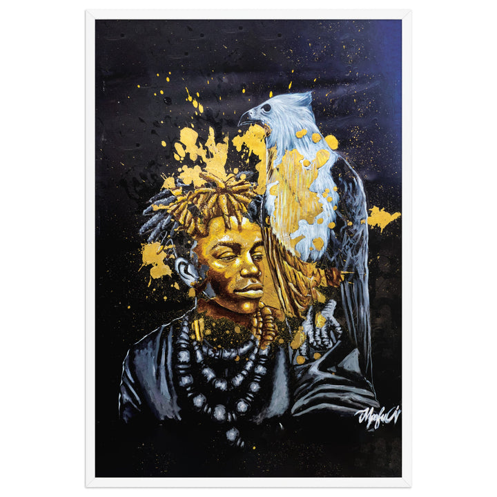 Poster - Royal Spirit (the Crown Prince), Nokuthula M Mpofu Nokuthula M Mpofu Weiß / 61×91 cm artlia