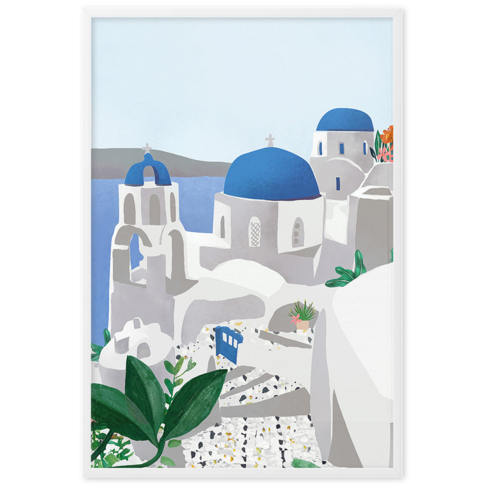 Poster - Santorini Kuratoren von artlia artlia