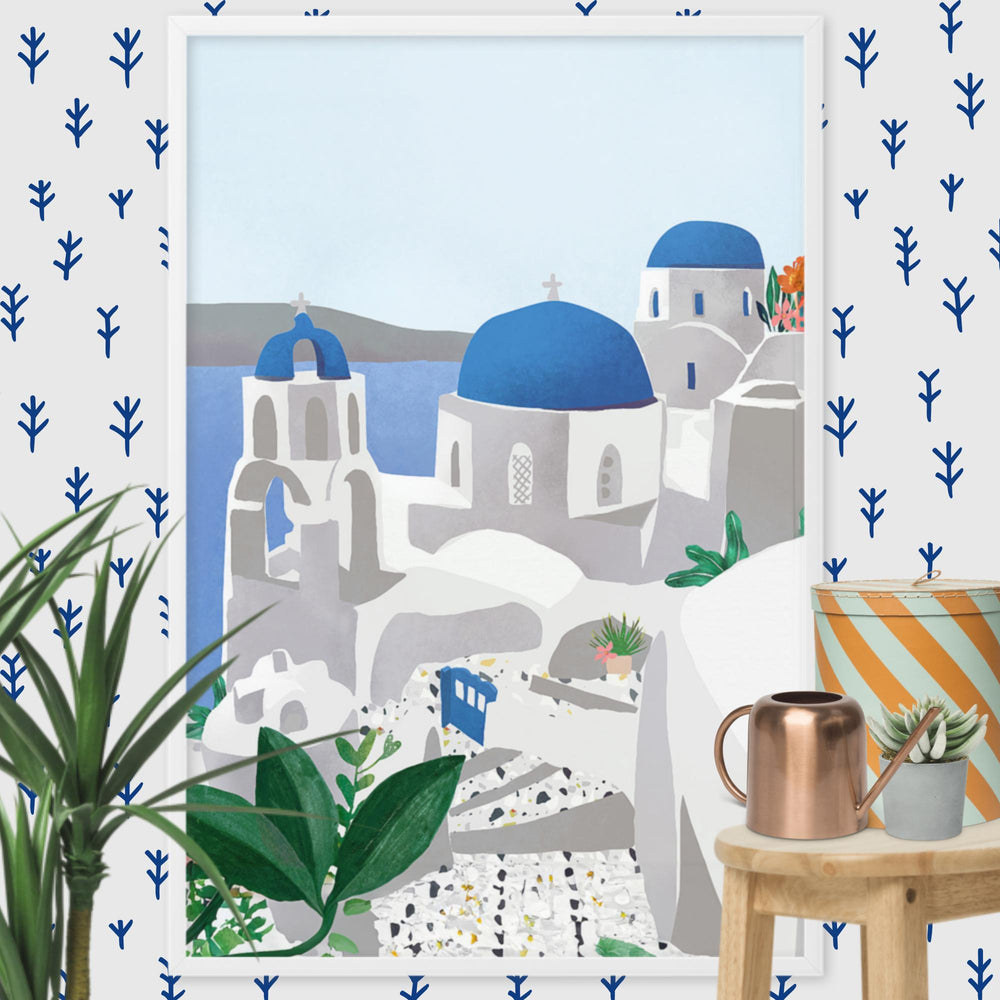 Poster - Santorini Kuratoren von artlia artlia