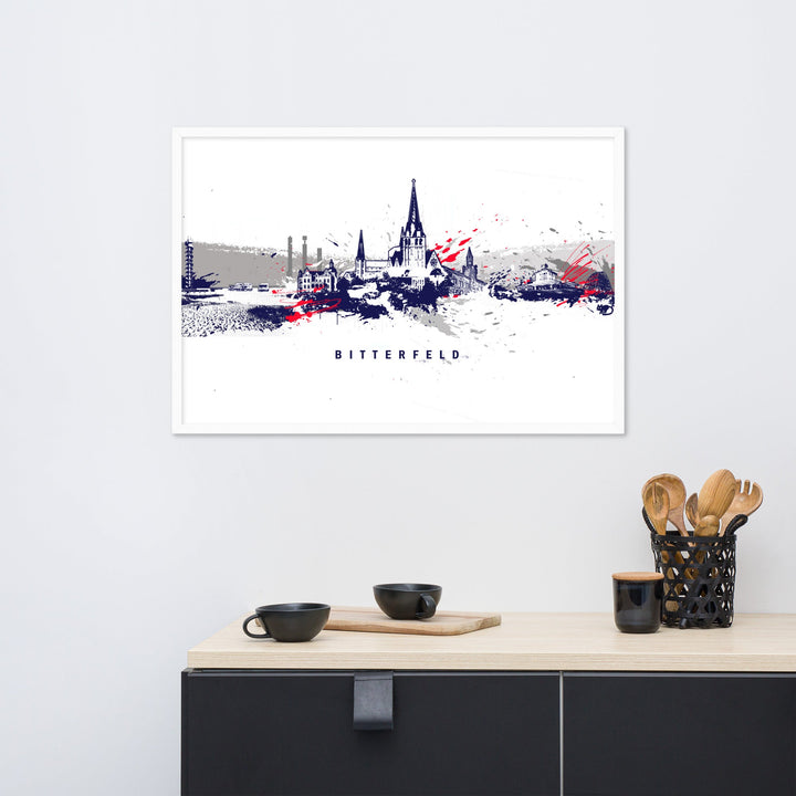 Poster - Skyline Bitterfeld Marko Kurth artlia