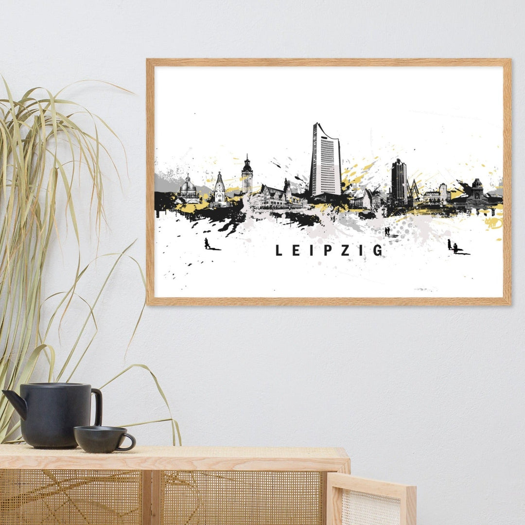 Poster - Skyline Leipzig Marko Kurth artlia