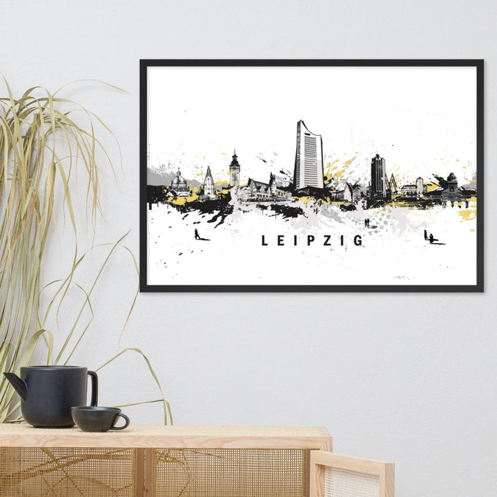 Poster - Skyline Leipzig Marko Kurth artlia