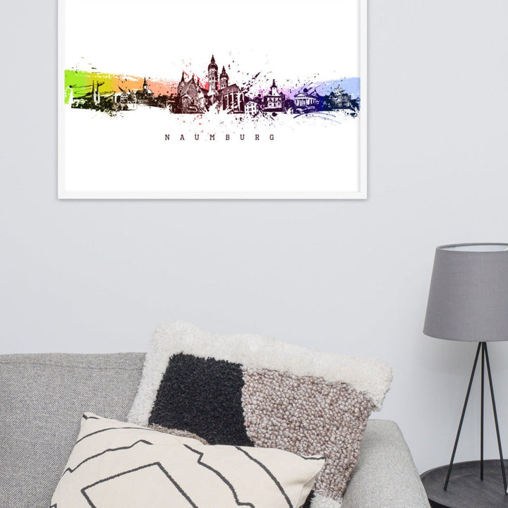 Poster - Skyline Naumburg Marko Kurth artlia