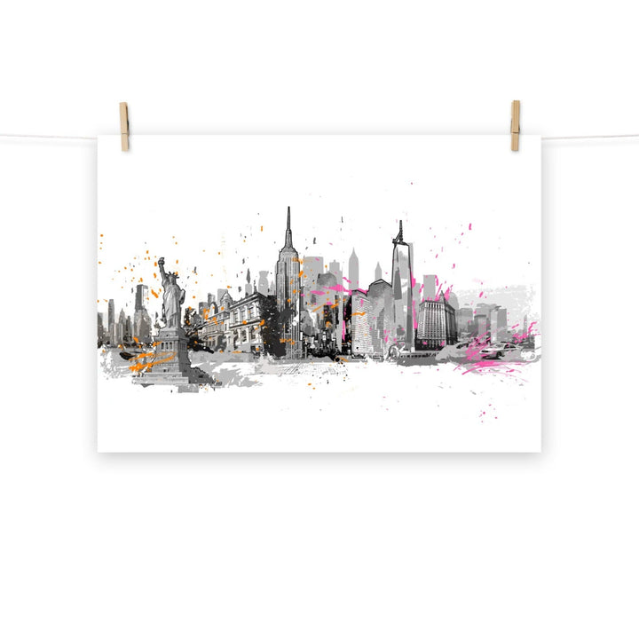 Poster - Skyline New York Marko Kurth Ohne Rahmen / 50×70 cm artlia