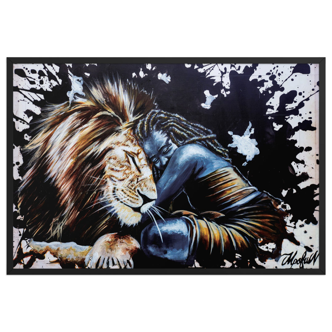 Poster - The Lioness, Nokuthula M Mpofu Nokuthula M Mpofu Schwarz / 61×91 cm artlia