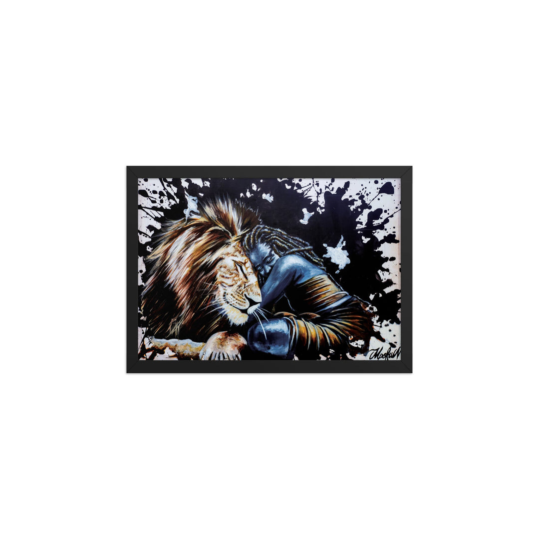 Poster - The Lioness, Nokuthula M Mpofu Schwarz / A2 (42×59.4 cm) artlia