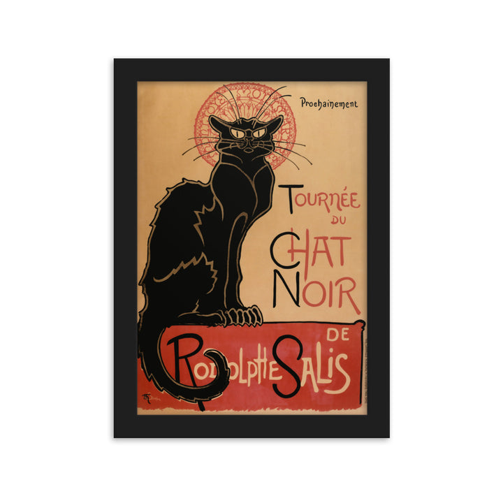 Poster - Théophile Steinlen, Le Chat Noir Théophile Steinlen Schwarz / 21×30 cm artlia