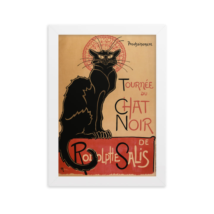 Poster - Théophile Steinlen, Le Chat Noir Théophile Steinlen Weiß / 21×30 cm artlia
