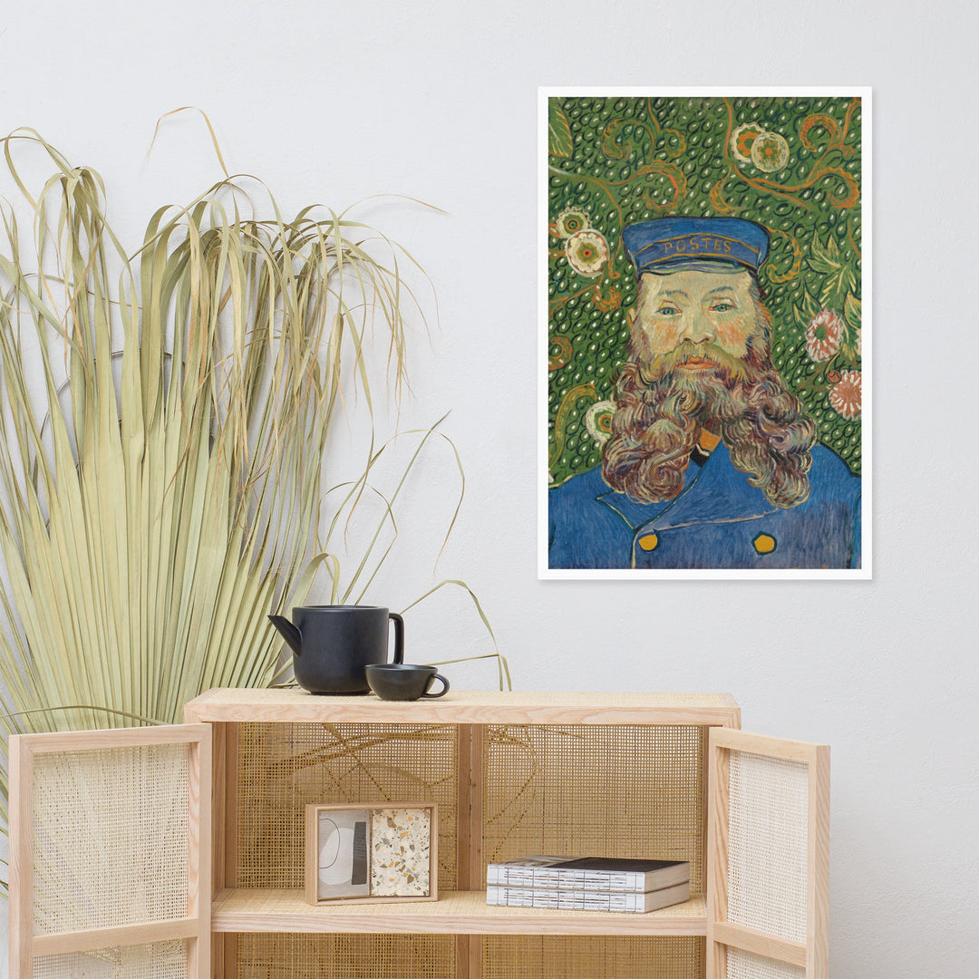 Poster - Van Gogh, Der Postbote, Porträt von Joseph Roulin artlia