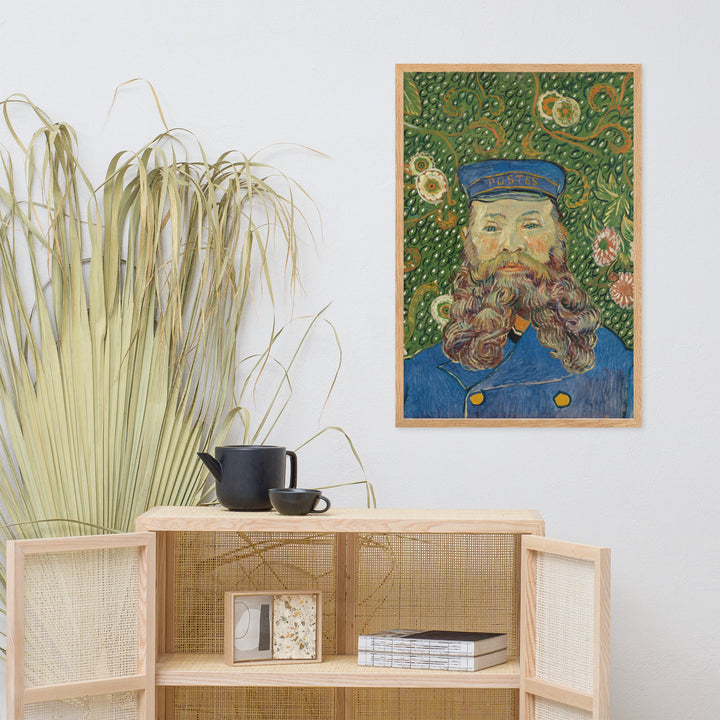 Poster - Van Gogh, Der Postbote, Porträt von Joseph Roulin artlia