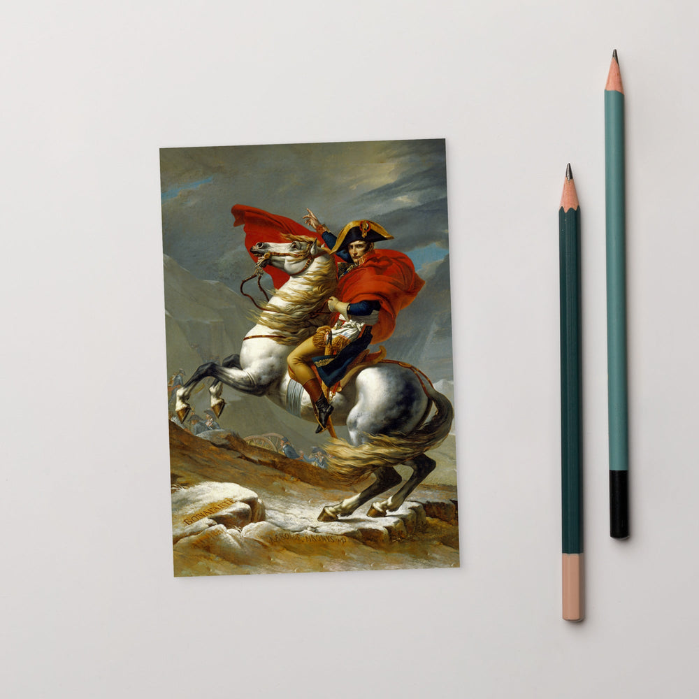 Postkarte - Napoleon Crossing the Alps artlia