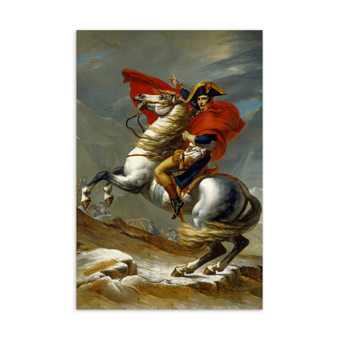 Postkarte - Napoleon Crossing the Alps artlia