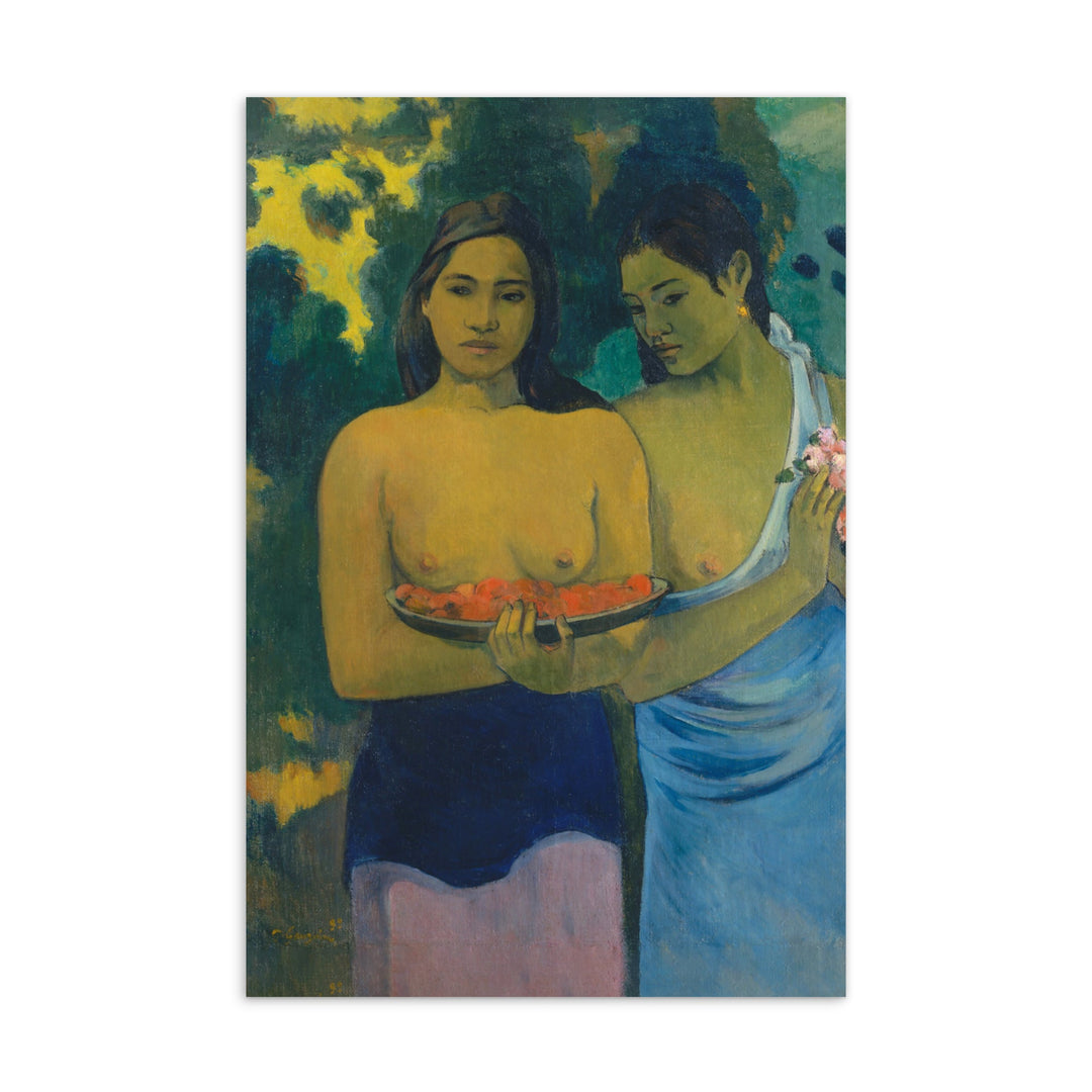 Postkarte - Paul Gauguin, Tahitische Frauen am Strand artlia