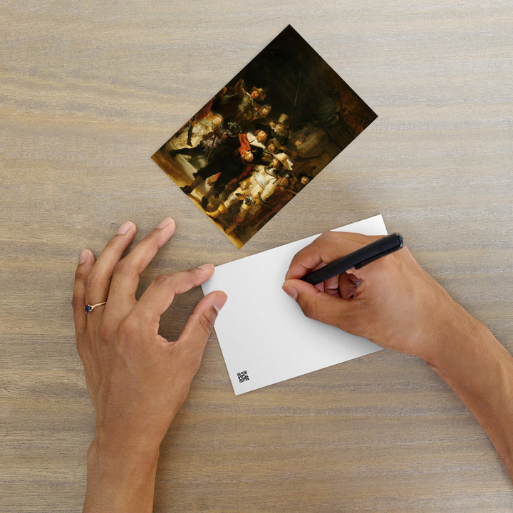 Postkarte - Rembrandt van Rijn, Die Nachtwache