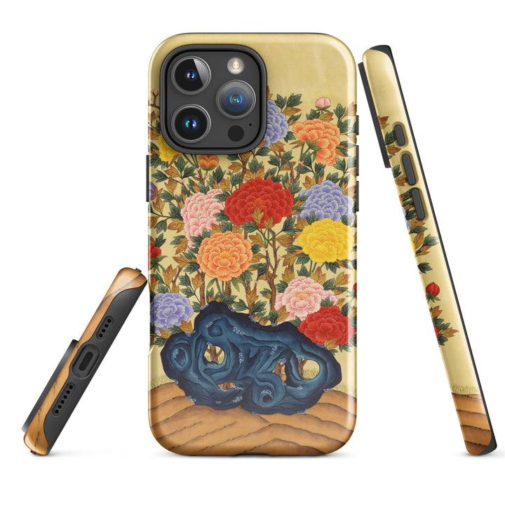 Hardcase iPhone® Handyhülle - koreanische Pfingstrosen