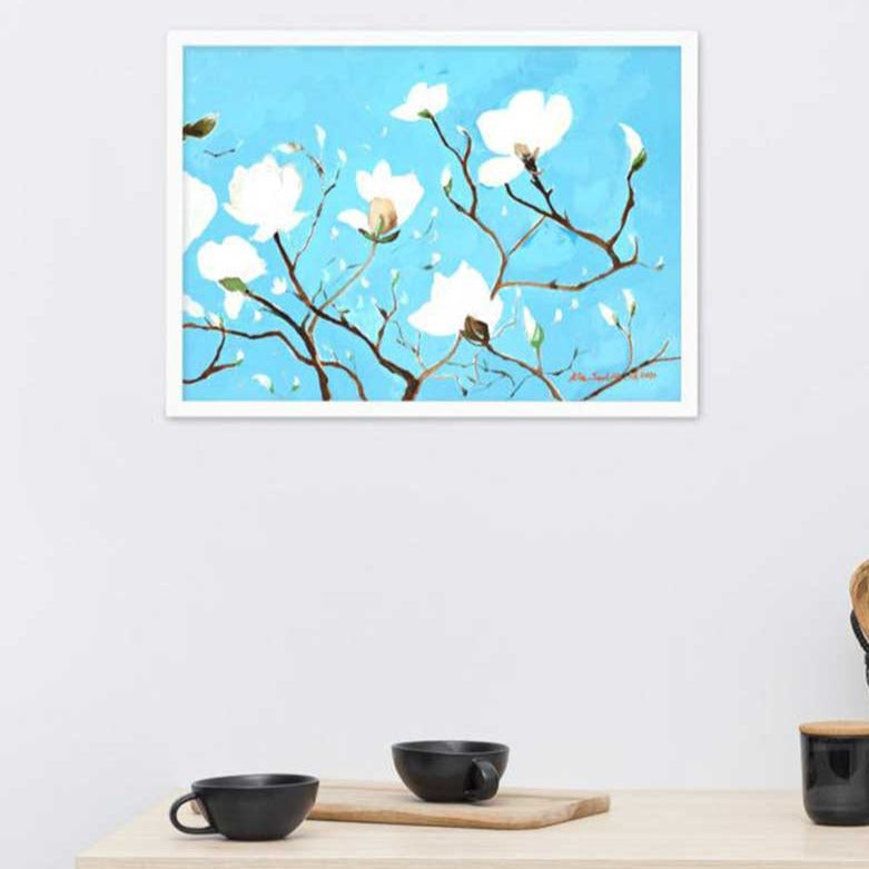 A Thousand, Shiny Magnolia - Poster Seokhee Kim artlia