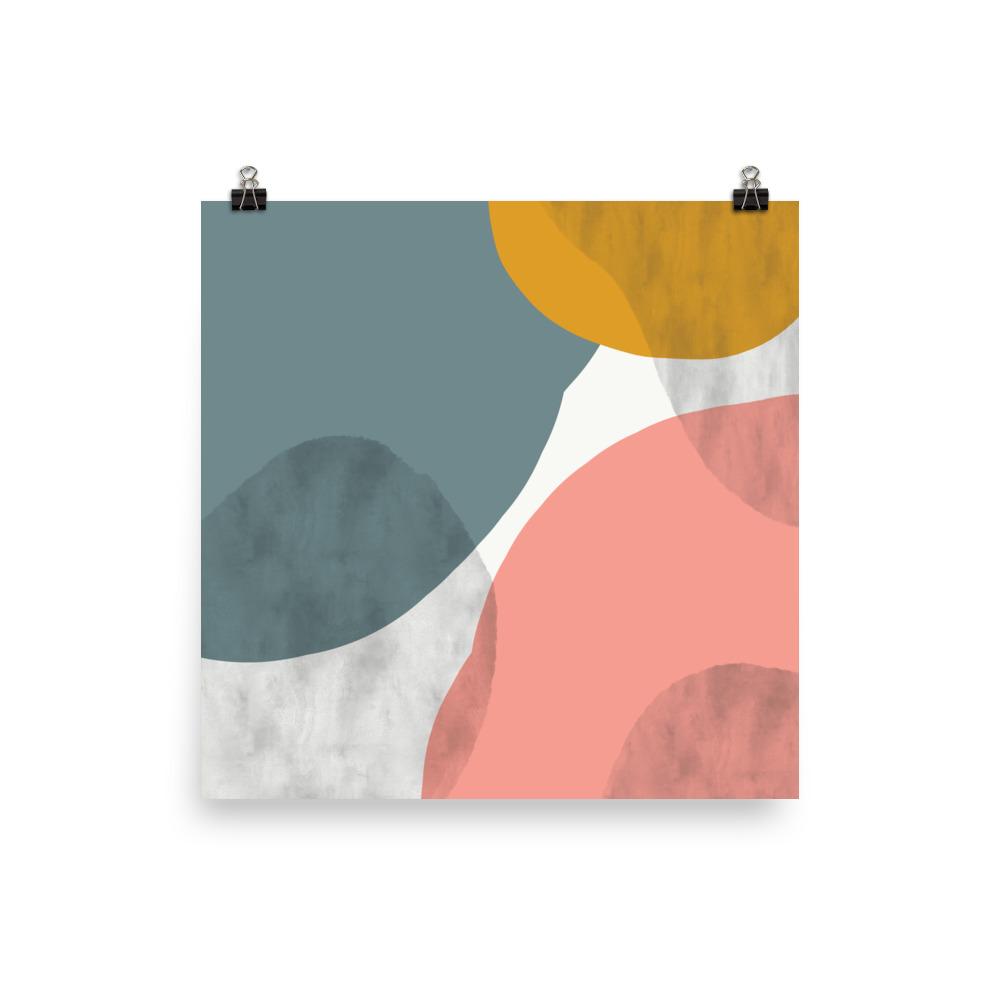 Abstract Circles - Poster artlia 10×10 artlia