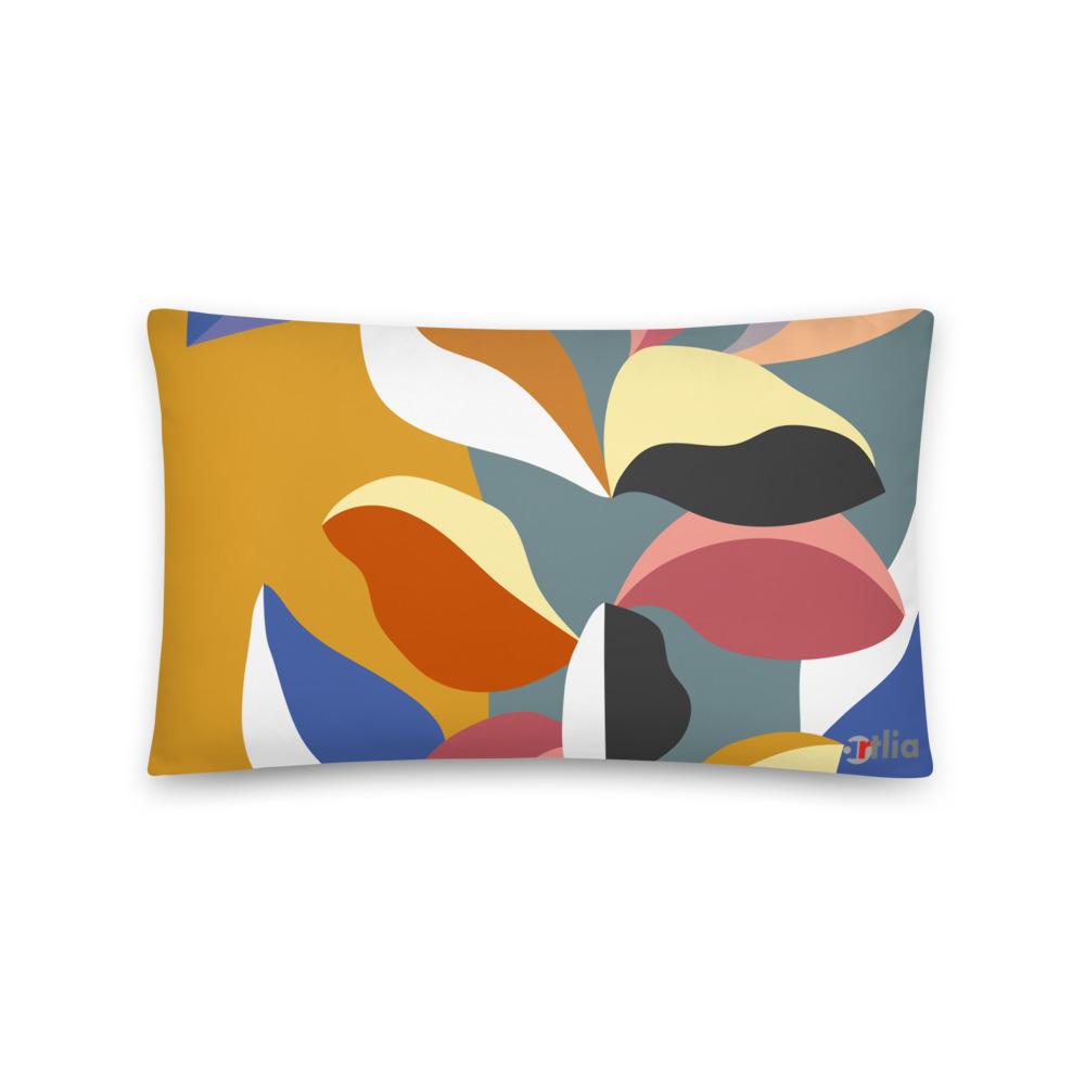 Abstract Leaves - Kissen Kuratoren von artlia 50x30 cm artlia