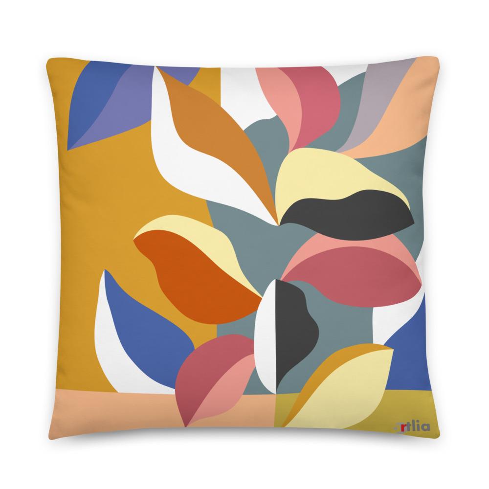 Abstract Leaves - Kissen Kuratoren von artlia 56x56 cm artlia