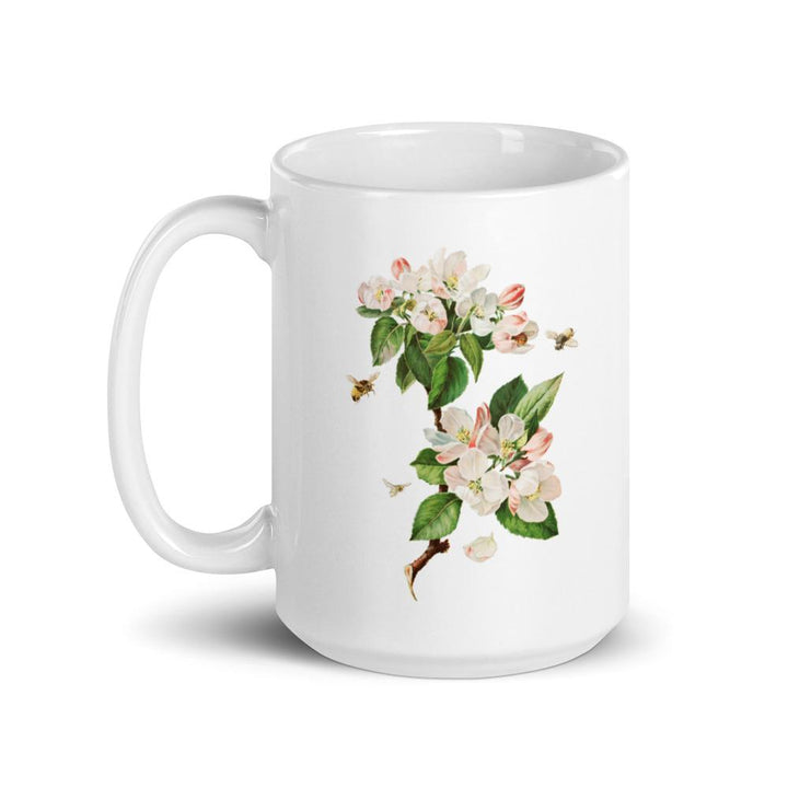 Apfelblüten und Bienen - Tasse Boston Public Library artlia