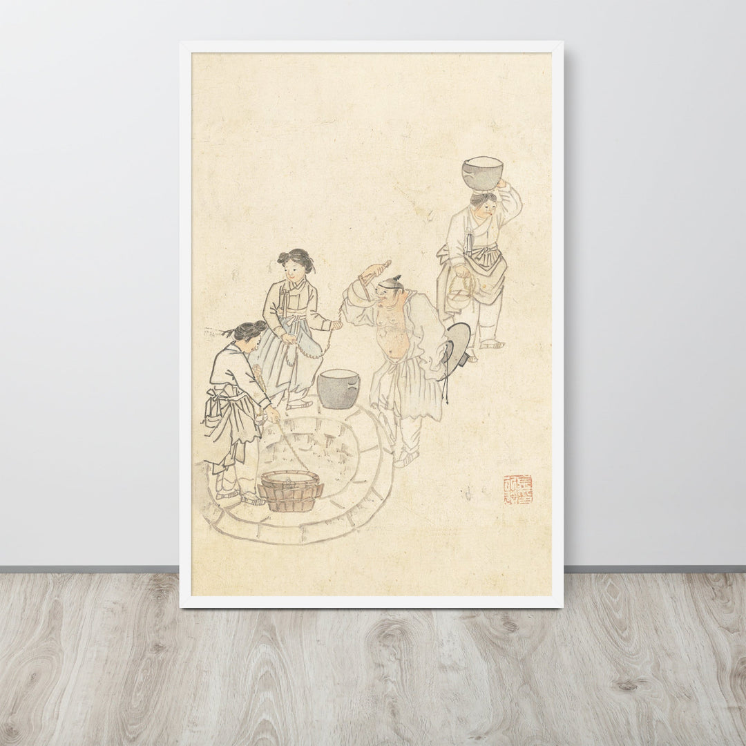 bei der Quelle, Umulga, Kim Hong-do - Poster Hong-do Kim artlia