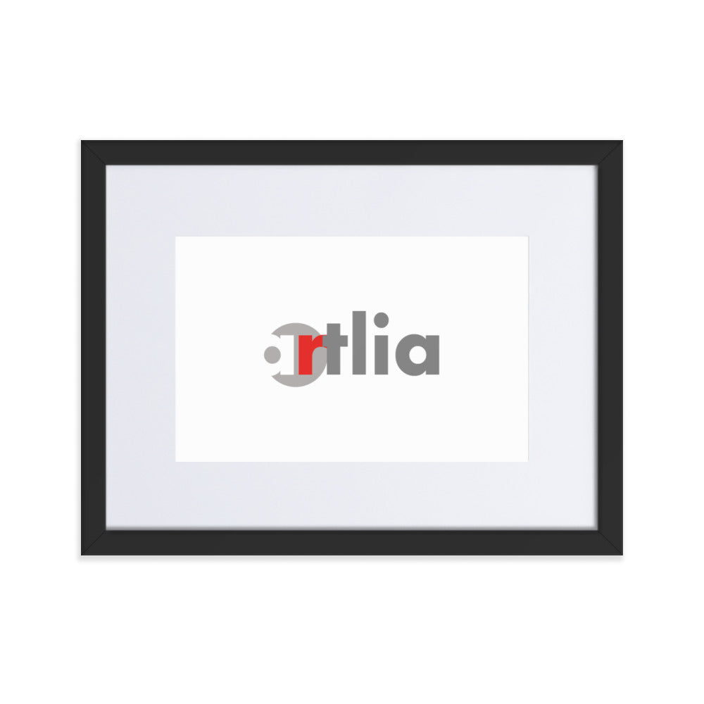 Bilderrahmen schwarz Passepartout horizontal Kuratoren von artlia 30×40 cm artlia