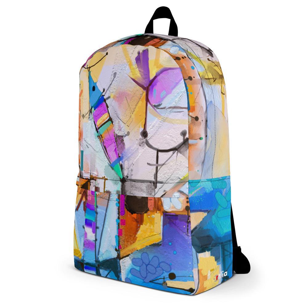 Bunte Fantasie - Rucksack mit Vordertasche Kuratoren von artlia artlia