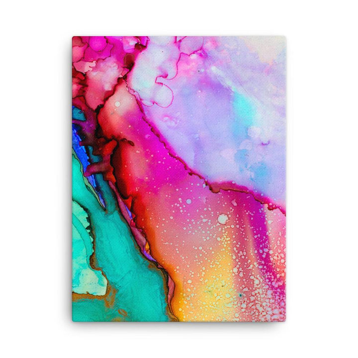 Farbenspiel -  Leinwand Kuratoren von artlia 30x41 cm artlia