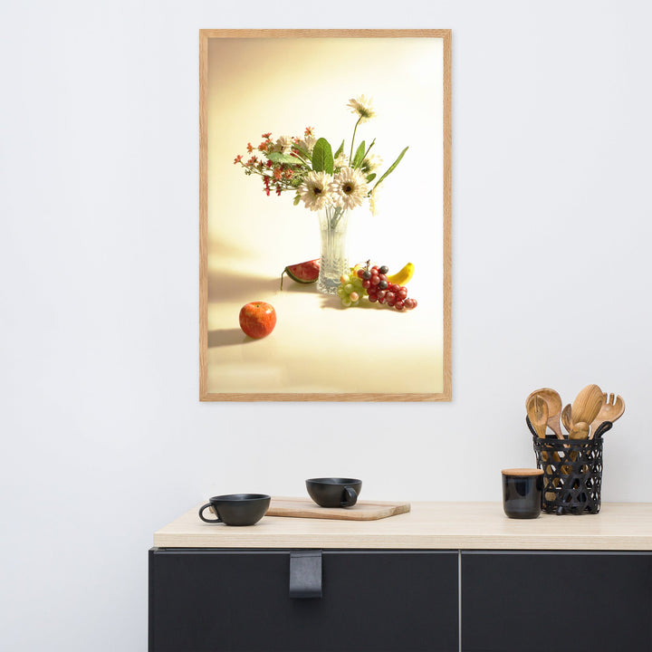 Flower Vase - Poster im Rahmen Kuratoren von artlia artlia