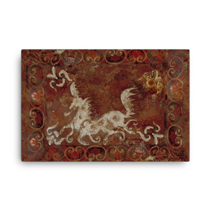 Himmelspferd heaven's horse - Leinwand artlia 24″×36″ artlia