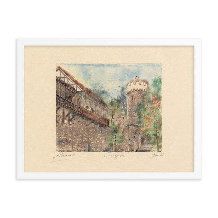 Jena Pulverturm - Poster Sergej Uchatsch artlia