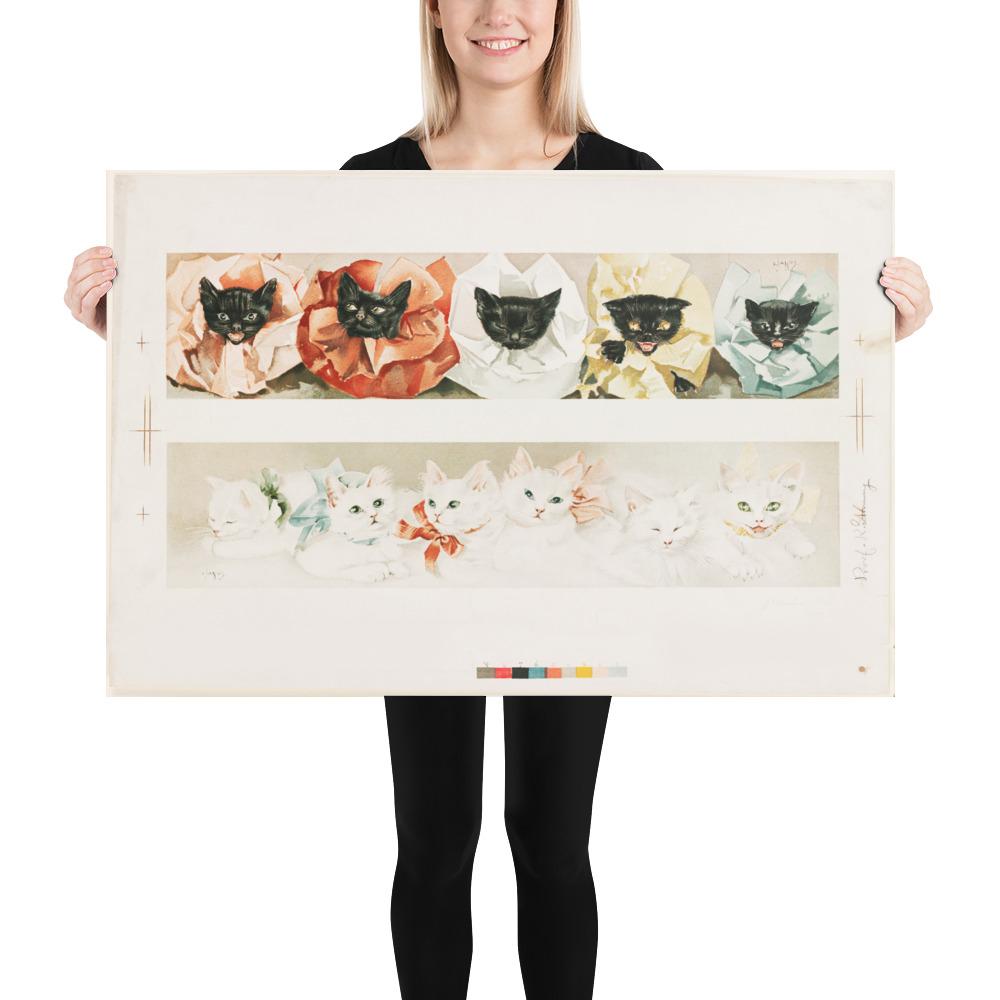 Katzen - Poster Boston Public Library 61x91 cm artlia