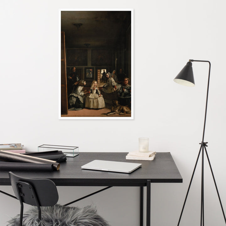 Las Meninas, Diego Velázquez - Poster im Rahmen Diego Velázquez artlia