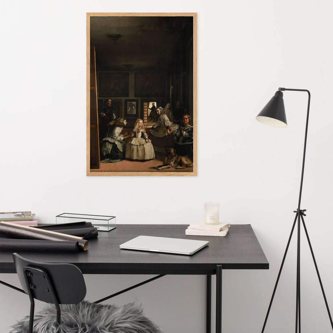 Las Meninas, Diego Velázquez - Poster im Rahmen Diego Velázquez artlia